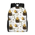 thumbnail image 1 of Fotbe Honey Bee Insect Mochila de Viaje para Laptop, Mochila Ejecutiva Delgada y Resistente 15.6", 1 of 8