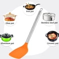 thumbnail image 4 of Matsuzay Utensilio de cocina flexible de silicona para hornear, cuchara ranurada, utensilio de cocina para el hogar Cocina y Comedor pala 2, 4 of 6