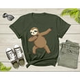 thumbnail image 6 of Cool Dabbing Dancing Lazy Sloth for Men Women Kids Boys Girl T-Shirt Sloth Animal Shirt for Men Women Kids Boys Girls Teens Gift Tshirt, 6 of 8