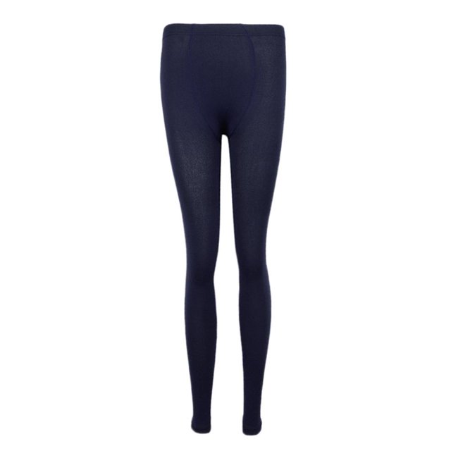 LEGGINGS MUJER TÉRMICOS EXTRA CÁLIDOS GRUESOS LONGITUD COMPLETA COLORES Navy Footless Zulema Leggings forrados de vellón para mujer