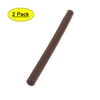 2pcs Brown Adhesive Hot Melt Glue Sticks 7mm x 100mm For Hot Melt Glue