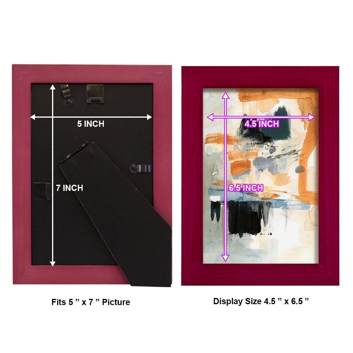 Seria II - Framed Print w/glass - Cherry Red