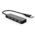 thumbnail image 1 of Hub USB, Répartiteur USB, Adaptateur USB 4 Ports, Rallonge USB pour Ordinateur Portable, PC, MacBook, Mac Pro, Mac Mini, iMac, Surface Pro et Plus (Noir-USB 2.0/0.3m), 1 of 4