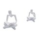 thumbnail image 1 of Estatua de pensador abstracto creativo, escultura artesanal para mesa, sala de estar, estante, oficina, estantería, decoración, 1 of 8