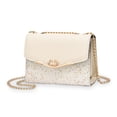 thumbnail image 1 of Qarigey Bolso de mensajero para mujer, bolso de mano de piel sintética con lentejuelas para mujer, almacenamiento de monedas, bolsos cruzados de compras Carteras beis tipo 1, 1 of 6