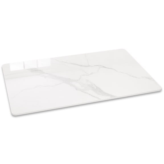 SSTBLEV 23.6 x 35 inch Rectangle Sintered Stone Table Top, 0.43 inch Thick, Replacement Cover for Dining Table