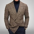 thumbnail image 2 of Toimothcn Men's Sports Blazers Oversized Casual Gentle Suit Jacket Lapel Long Sleeve Lightweight Loose Fit Business Blazer Comfy Mens Dailywear, 2 of 7