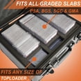 thumbnail image 2 of PREZA Graded Card Storage Box - Premium Slab Case Storage Holder for Graded Trading Cards (Black), 2 of 8