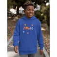 thumbnail image 2 of Colorful Buon Ferragosto Hoodie Juniors -Image by Shutterstock,  Small, 2 of 4