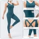 thumbnail image 3 of TFixol Mono de yoga para mujer con bolsillos, mallas sin mangas, espalda abierta, fitness, 3 of 8