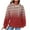 Red-Sweatshirts, variant on AGWOLF Waffle Knit Hoodies for Women Preppy Striped Long Sleeve Sweatshirt Trendy Drawstring Athletic Pullover
