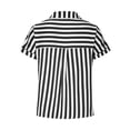 thumbnail image 6 of Lightweight Tops & Blouses Blouses for Women Casual Summer Summer Cotton Tees for Women 2025 Womens Tops Dressy Casual Short Sleeve Scoop Neck Evening Party Shirts White, 6 of 6