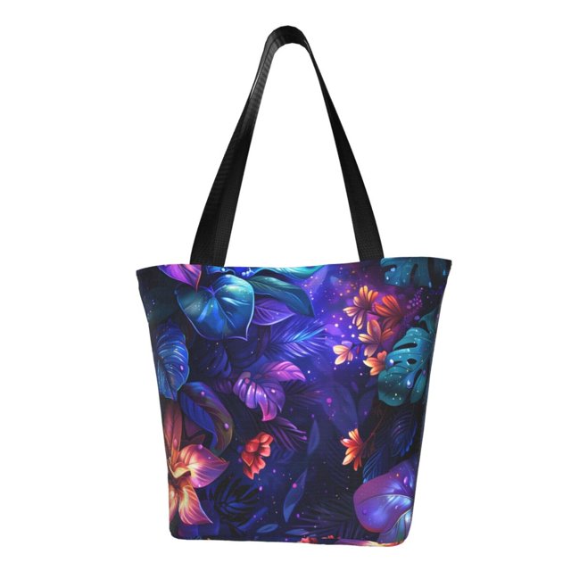 Easygdp Magic Colorful Forest Leaves Bolso de Hombro para Mujer, Bolso Bandolera y Cartera de Mano Elegante para Uso Diario