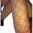 thumbnail image 2 of Gupgi Bas Résille Aguichant pour Femmes, Ajouré, Strass, Collants à Haute Élasticité, 2 of 3