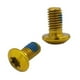 thumbnail image 1 of Tornillo de Disco de Bicicleta Likrtyny 12 tornillos de rotor de freno de disco dorado, 1 of 8