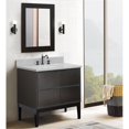 thumbnail image 2 of Bellaterra Home 37" Single vanity in Cappuccino finish top with Gray granite and oval sink, 2 of 8