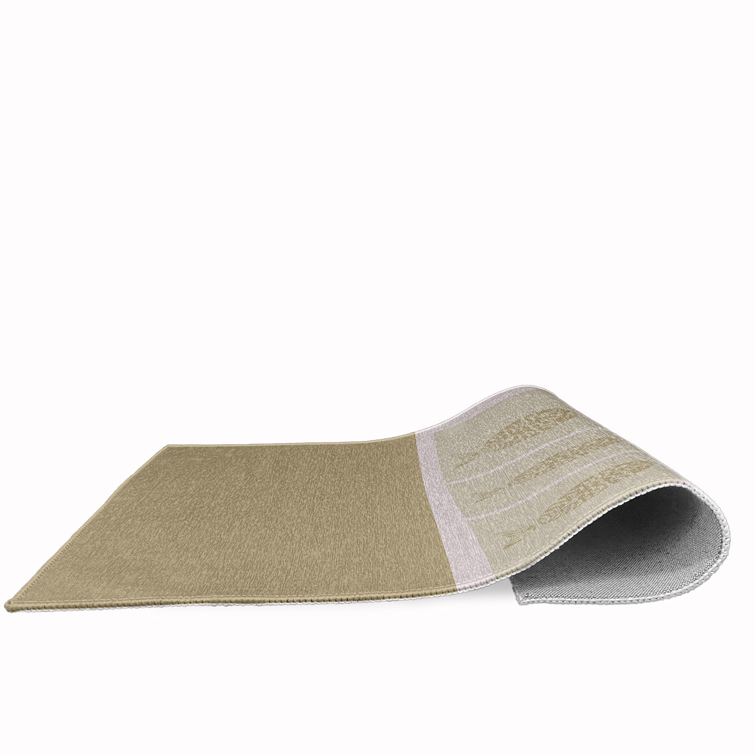 Simply Daisy 18 x 30 Fish Chips Nautical Chenille Rug, Taupe