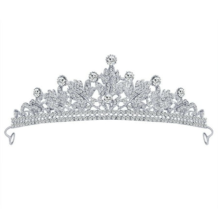 

Crystal Crown Tiara Headband All-match Headdress for Princess Bridal Bandana