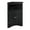 Black-1, variant on Yardi Yarda Sideboard Cabinet with Doors, Corner Cabinet, Bathroom Floor Corner Cabinet, Free Standing Storage Cabinet for Indoor, Black