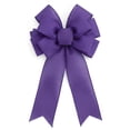 thumbnail image 3 of 2.5" Royal Faux Burlap Ribbon: Purple (10 Yards), 3 of 3