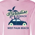 thumbnail image 4 of Inktastic Paradise Beach in West Palm Beach with Palm Trees and Car Long Sleeve T-Shirt, 4 of 5