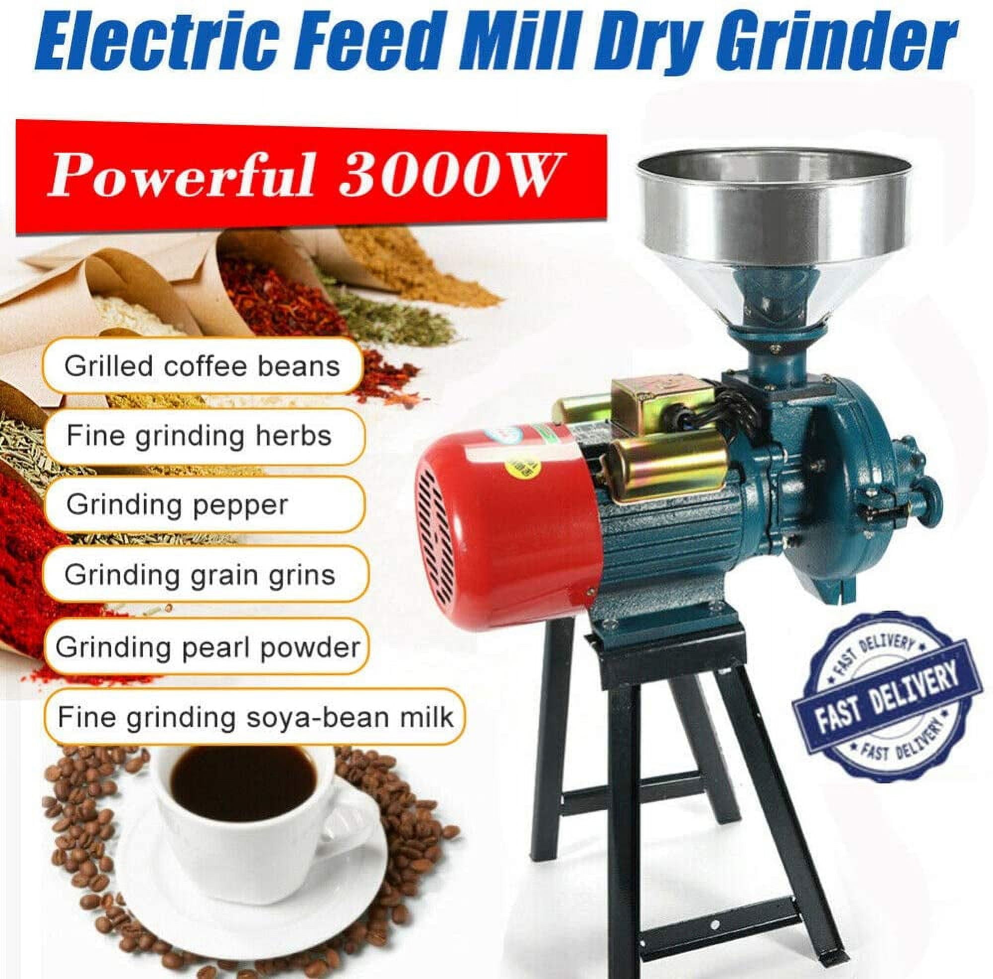Slsy 2PCS Grinding Sheets for 3000W 110V Electric Grain Mill Heavy Duty Commercial Grain Grinder Machine Feed Grain Mills Grain Dry Feed Flour Mills Cereals Grinder