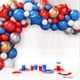 thumbnail image 3 of Blue Red Balloons Arch Kit 80PCS Blue Gold White Latex Balloons Garland Kit With Blue Red Star Foil Balloons For Boy Birthday Decoration, 3 of 4