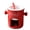 Red straight body, variant on Ywmsfl Ceramic Fondue Mug for Chocolate Cheese Melting, Perfect for Holidays & Parties, Dishwasher Safe