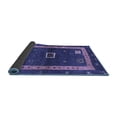 thumbnail image 2 of Ahgly Company Indoor Square Abstract Blue Contemporary Area Rugs, 5' Square, 2 of 4