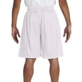 thumbnail image 3 of Russell 659AFM.GSV.S Adult Dri-Power Mesh Shorts, Grid Iron Silver - Small, 3 of 3