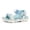 X4 Blue, variant on Ticikt Kids EVA Sport Sandals, Lightweight Adjustable Strap Outdoor Beach Shoes, Girls Color Block Princess Style Summer Sandals