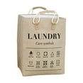 thumbnail image 2 of Fasiaou 4 Counts Folding Laundry Hamper with Handles, Space Saving Freestanding Clothes Basket, Linen Storage Organizer for Dorm Room Bathroom Bedroom Closet, 2 of 6