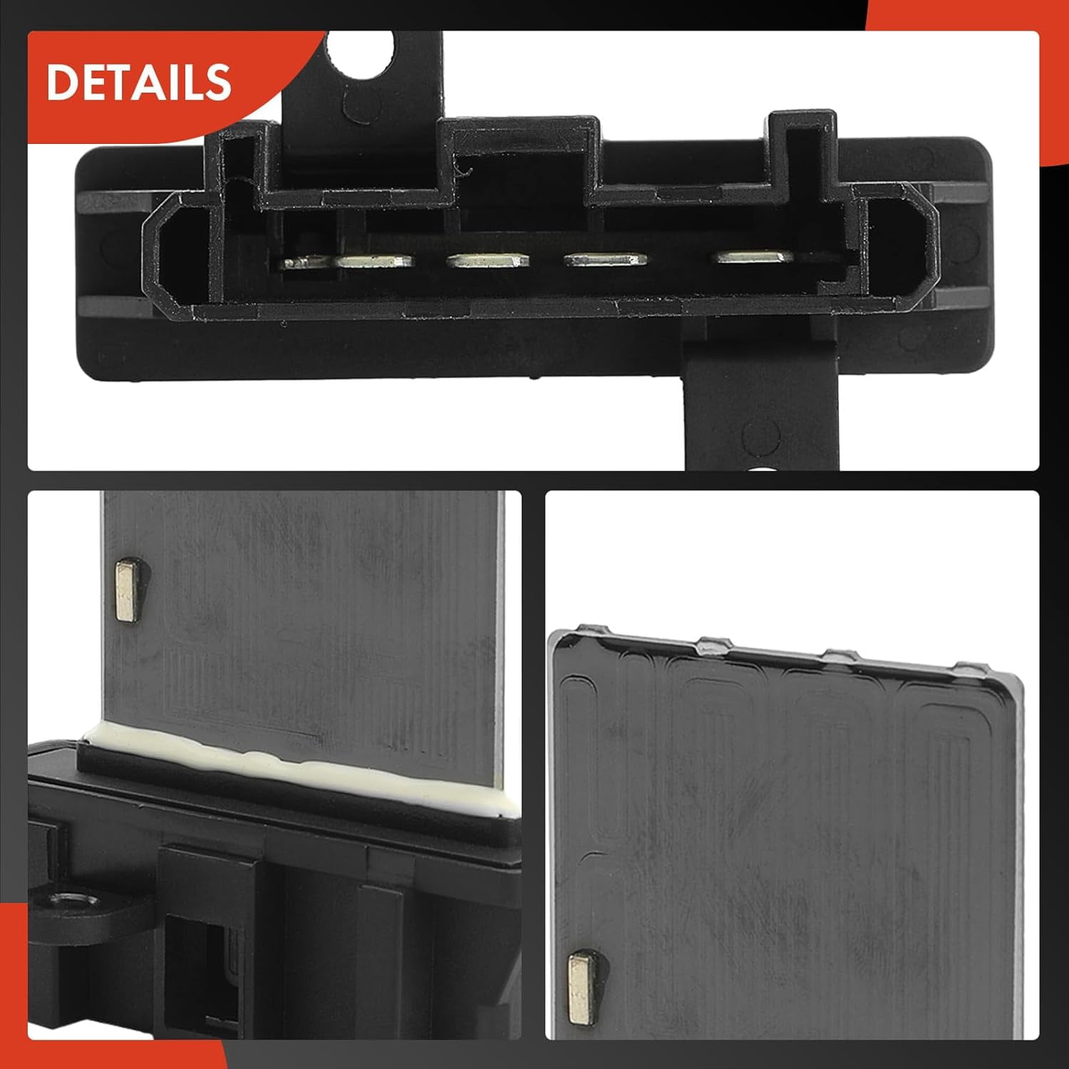 A-Premium HVAC Blower Motor Resistor Compatible with Chevrolet Spark 2016-2022 1.4L