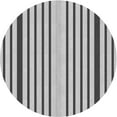 thumbnail image 1 of Ahgly Company Indoor Round Patterned Carbon Gray Area Rugs, 7' Round, 1 of 6