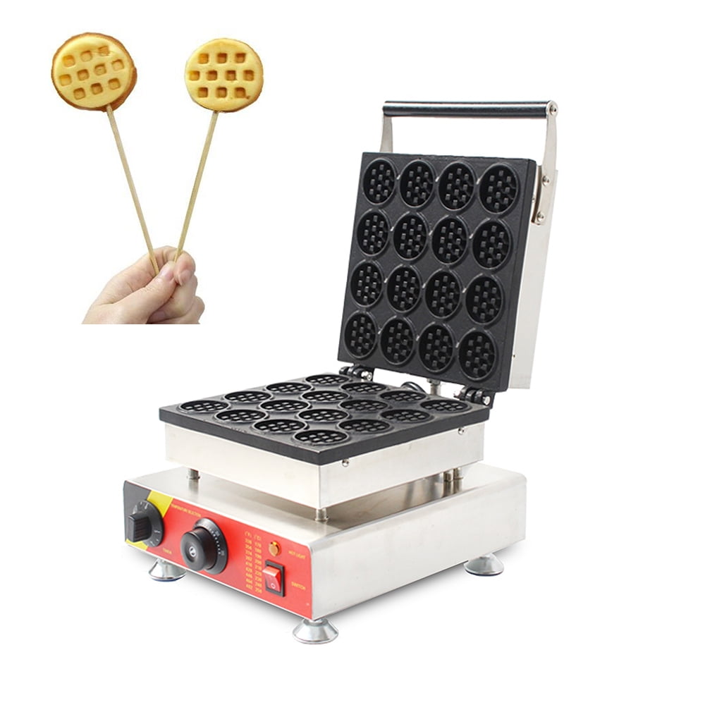 INTSUPERMAI 16 Holes Lollipop Waffle Making Machine Electric Waffle Maker