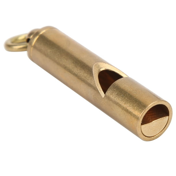 Brass Whistle Emergency Whistle Practical To Use Easy To Use Compact Size For Hiking For Sports