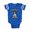 Royal Blue, variant on CafePress - Beagle Mom - Cute Infant Baby Football Bodysuit