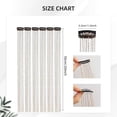 thumbnail image 3 of Clip in Hair Tinsel Pack of 6 Pcs Hair Tinsel Clip in 20 Inch Glitter Tinsel Hair Extensions Clip in Hair Tinsel Kit,Sparkle Fairy Party Dazzle Colorful Hair Accessories Strands Kit for Women,B, 3 of 9