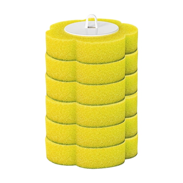 fastboy Quick Results With Multi-functional Toilet Cleaning Accessories Multi-functional Cleaning Kit Brush Yellow Brush Head 6PCS