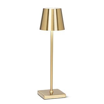 Lampe de Table à DEL As de Coffre en Lin - Or