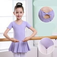 thumbnail image 2 of Children's Dance Clothes, Girls' Practice Clothes, Girls Short-sleeved Tutu, 2 of 9