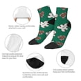thumbnail image 5 of Pofeuu Gingerbread Snowman Cookies Print 30cm Socks, Adult Running Hiking Socks for Youth and Adult, 5 of 7