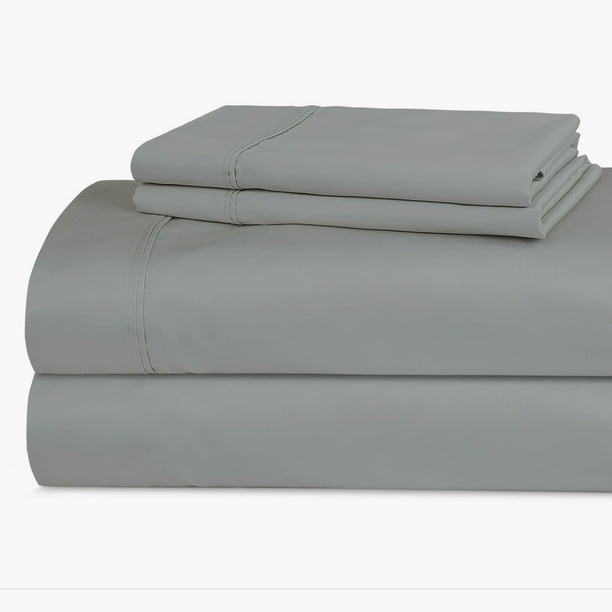 TRIDENT 500 Thread Count Queen Size CottonTencelLyocell Sateen Sheet