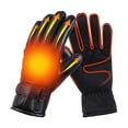 thumbnail image 1 of Guantes térmicos de cuero Calentador de manos Guantes de calefacción eléctrica para motocicleta, 1 of 6