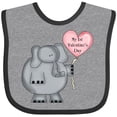 thumbnail image 3 of Inktastic My First Valentine's Day Boys or Girls Baby Bib, 3 of 4