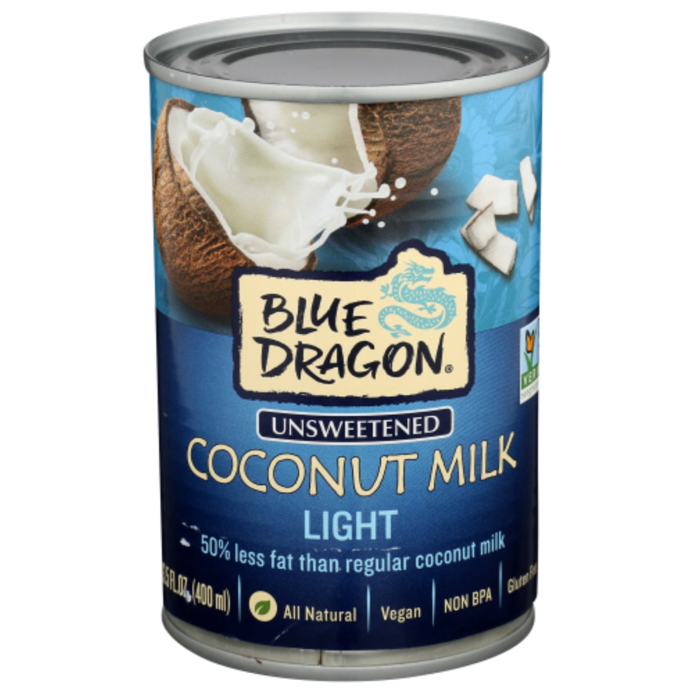 BLUE DRAGON, COCONUT MILK LIGHT, 13.5 OZ, (Pack of 12)