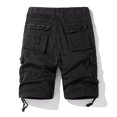 thumbnail image 3 of Chiccall Mens Cargo Shorts with 6 Pockets Cotton Hiking Shorts Casual Summer Button Zipper Work Shorts, 3 of 5