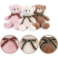 thumbnail image 4 of Bonito oso de peluche suave, muñecos de peluche, regalo para niños, 50cm, rosa Afortunado Sencillez, 4 of 5