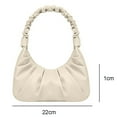thumbnail image 4 of Bolso bandolera mini para mujer, bolso de mano clásico Albaricoque, 4 of 5