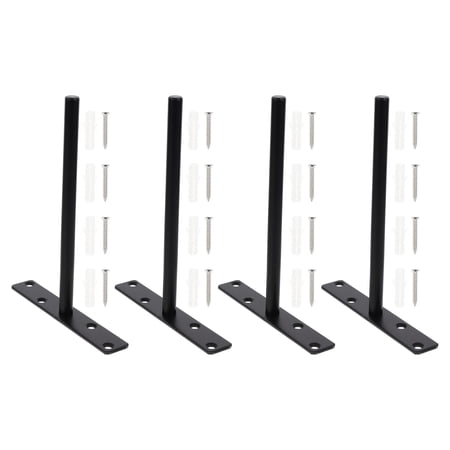 WHAMVOX 4 Sets Wall Mounted Shelves Practical Shelf Stand Kitchen Bracket